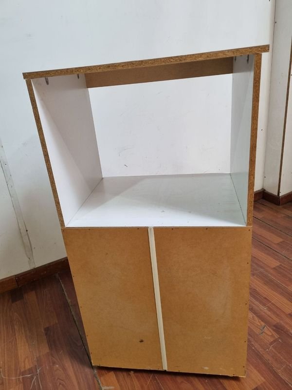 Mueble Auxiliar Para Horno Y Microondas Blanco - imagen 5