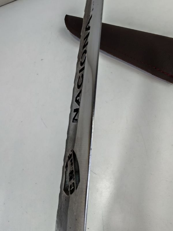 Cuchillo Criollo de Acero con Manija de Cuero - imagen 6