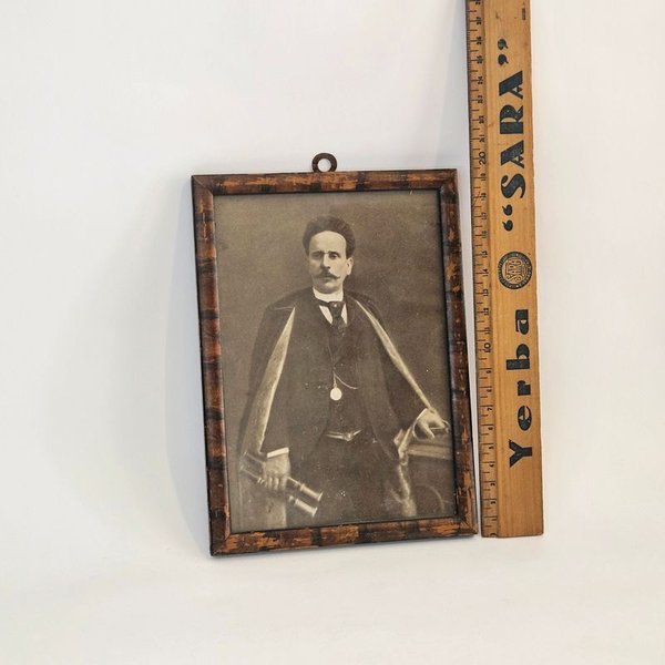 Cuadro antiguo con imagen de Aparicio Saravia - imagen 4