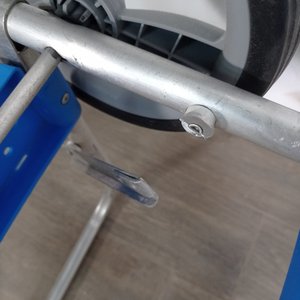 Carro de Playa Plegable de Aluminio Azul con Bisagra Rota - imagen 5