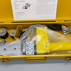Termofusora 800W con 3 Boquillas y Caja Metálica Amarilla - imagen 2