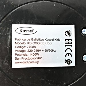 Máquina para Fabricar Galletas Kassel Kids con 24 Accesorios de Cocina - imagen 3