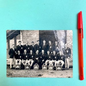 Lote siguiente: Foto Original Autografiada Plantel Campeón Pelota Vasca Montevideo 1966