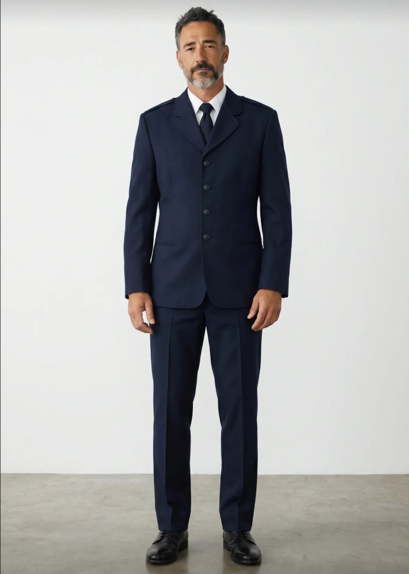 Saco Uniforme Azul Marino Talle S (44) "Fashion Star" - Made in USA