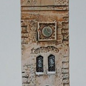 Lote siguiente: Miniatura Escultura Campanario Iglesia Provenzal Cerámica Artesanal