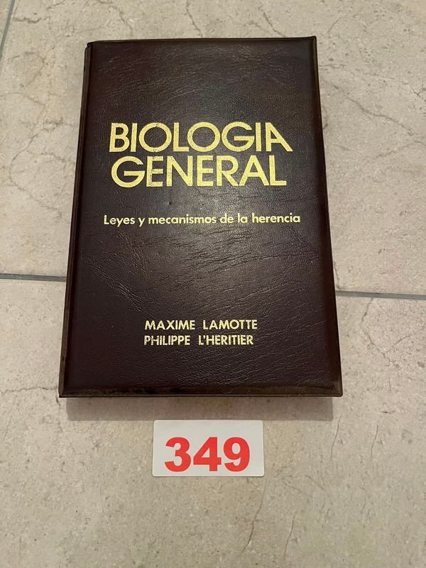 Biología General: Colección de Tomos por Lamotte y L'Heritier (Ed. Alhambra) - imagen 1
