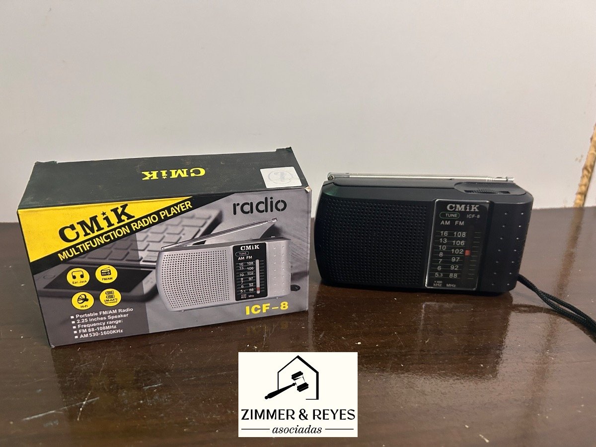 Radio Portátil CMiK ICF-8, AM/FM, Nueva