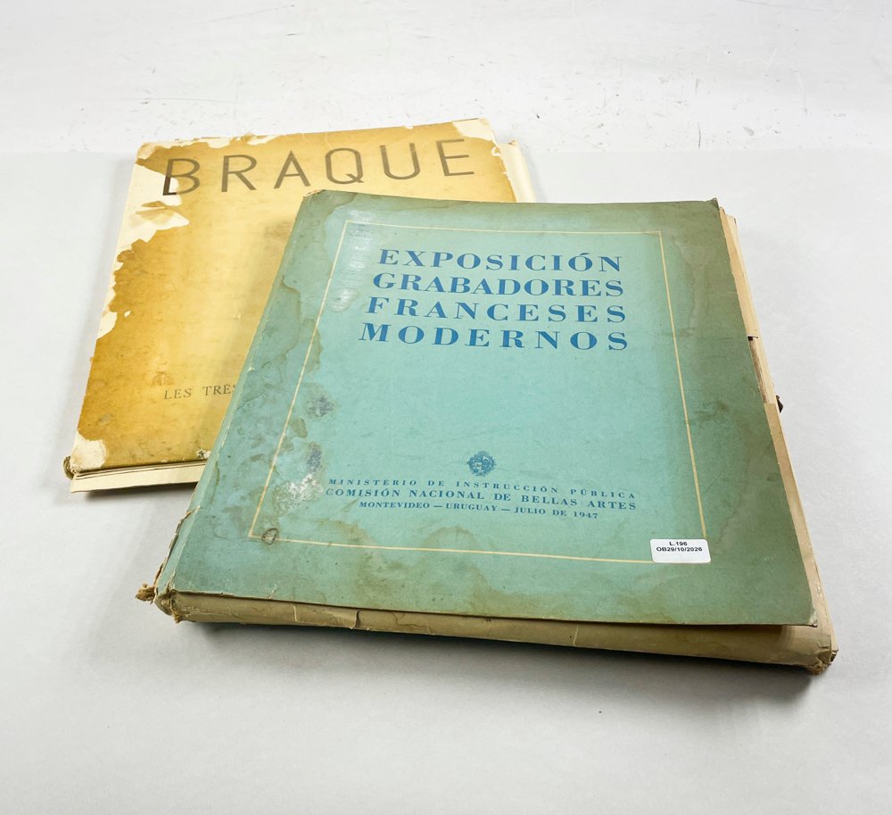 Carpeta con Grabados Franceses Modernos - Exposición Montevideo 1947