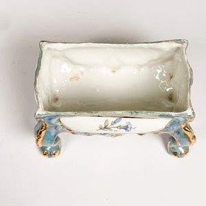 Cofre Alhajero de Loza con Tapa y Patas Decorativas - imagen 4
