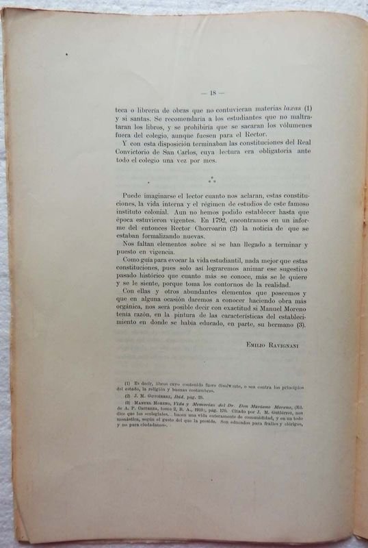 Libro antiguo de Constituciones Del Real Colegio De San Carlos - imagen 6