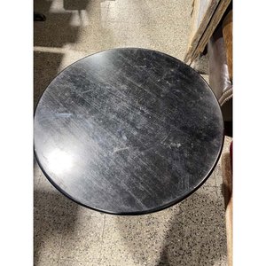 Par de Mesas de Bar Redondas de Madera Delfino Álvarez - imagen 2