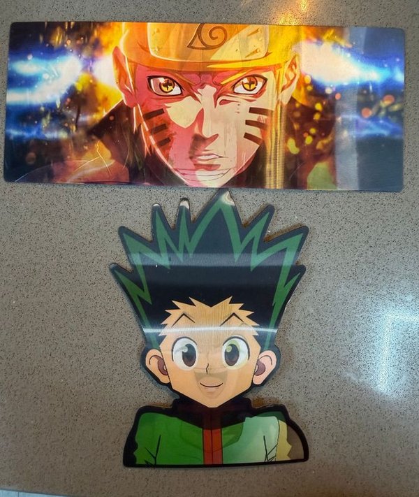 Stickers de Naruto y Gon (Hunter x Hunter)