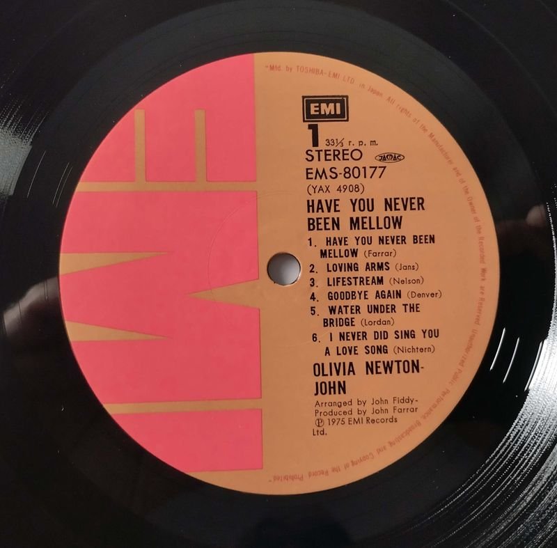 Vinilo de Olivia Newton-John: 'Have You Never Been Mellow' (1975) - imagen 10
