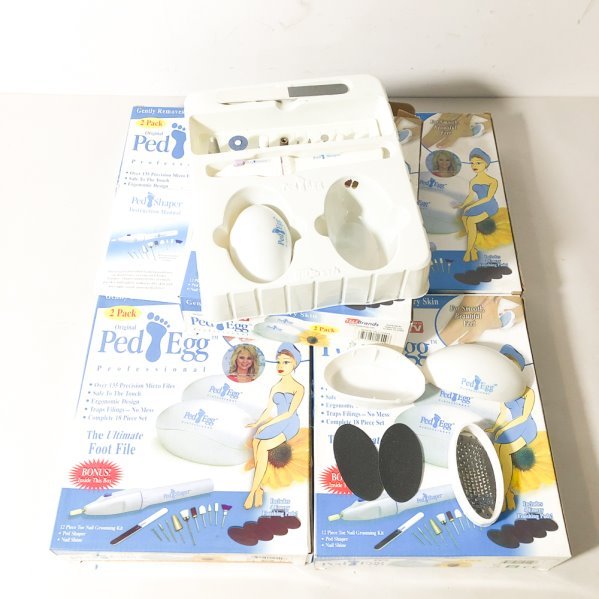 Cuatro Sets de Pedicura Ped Egg Professional Nuevos - imagen 1