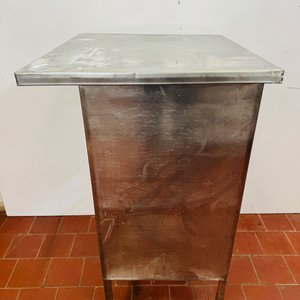 Mesa Auxiliar de Trabajo Estructura Hierro y Acero Inoxidable 60x55x94cm - imagen 4