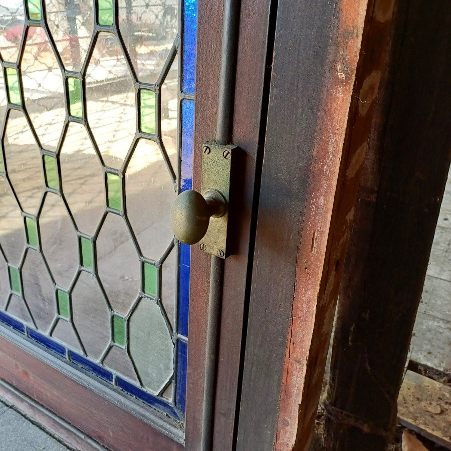 Ventana antigua con vitraux en excelente estado - imagen 6