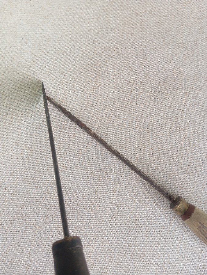 Cuchillo y Chaira de 15 cm con Hoja de Metal - imagen 7