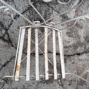 Juego de Patio de Hierro Forjado con Vidrio - imagen 8