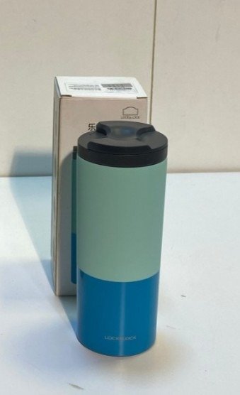 Vaso Térmico LocknLock Bicolor Celeste y Azul con Tapa