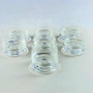 Set de 7 Vasos Bajos Hialinos para Whisky - imagen 1