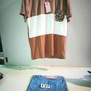Remera Femenina Combinada con Estampado Animal Print - imagen 2