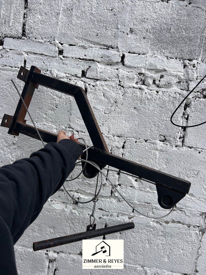Estructura de Polea para Gimnasio con Cable y Barra