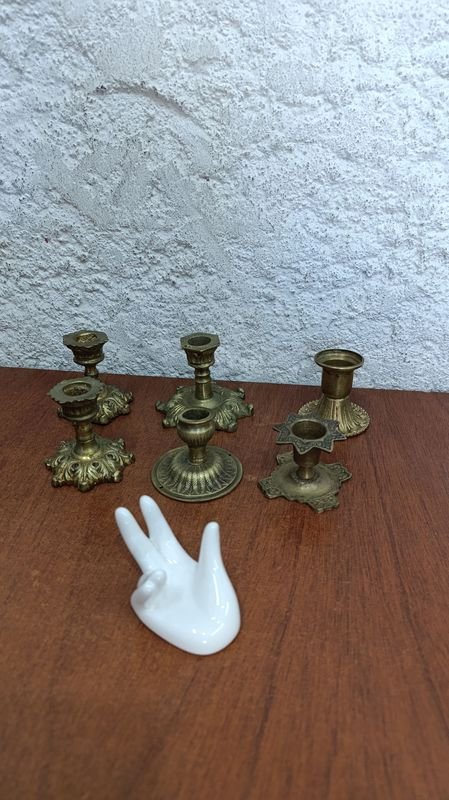 Porta velas en Bronce - Accesorios para Hogar - imagen 2