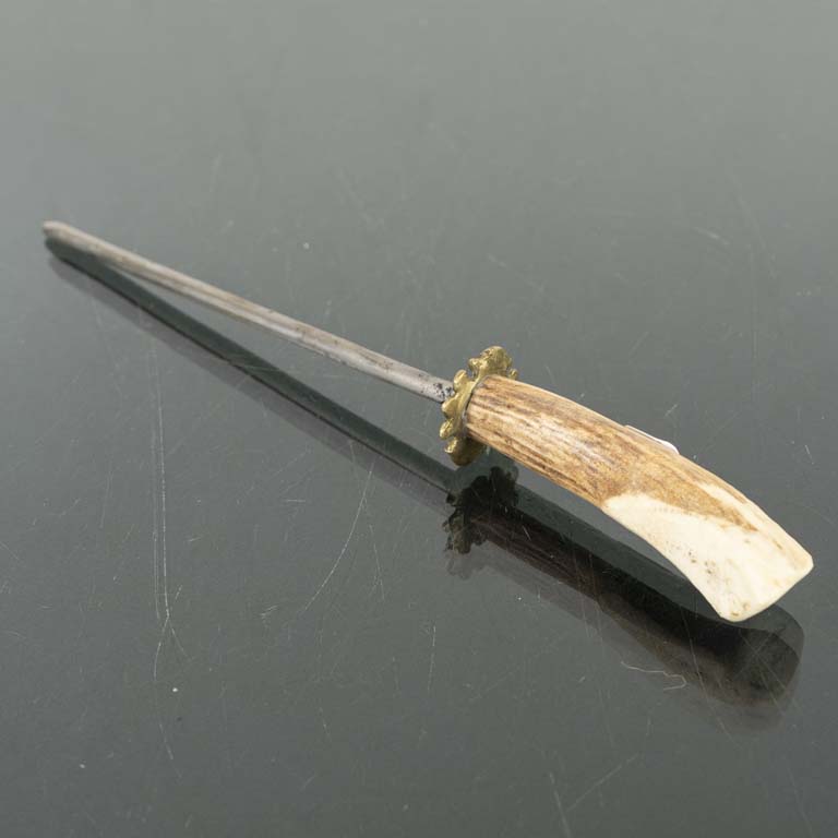 Chaira con mango de asta - Medidas: 30cm