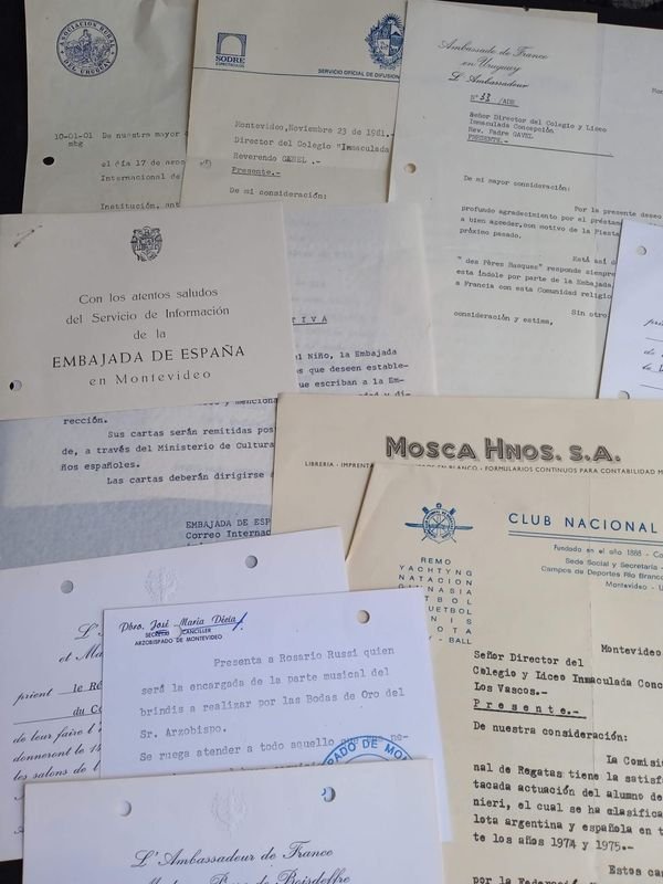 Colección de Invitaciones y Cartas de Embajadas del Mundo - imagen 2