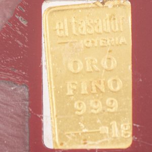 Lingote de Oro Fino 999 "El Tasador" - 1 Gramo - imagen 2