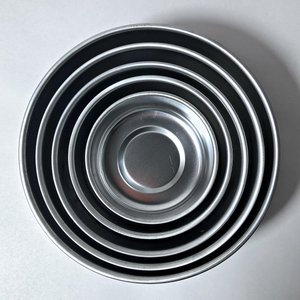 Dos Juegos de Recipientes Redondos de Acero Inoxidable con Tapas Plásticas - imagen 2