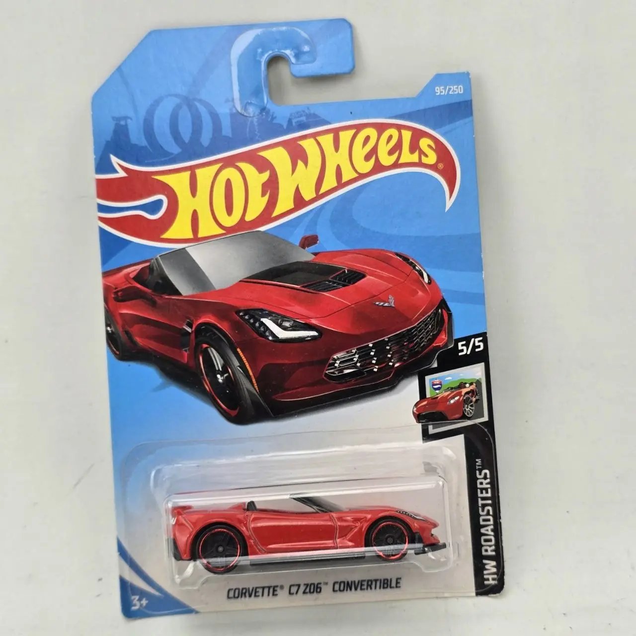 Hot Wheels Corvette C7 Z06 Convertible Rojo