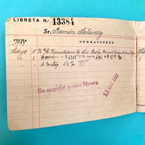 Libreta de Caja de Ahorros Antigua Banco Hipotecario del Uruguay - imagen 3