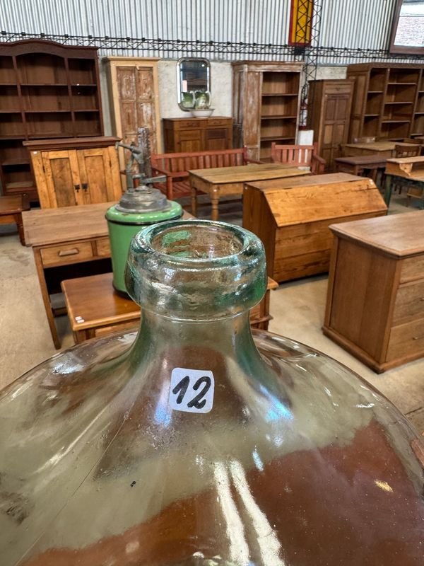 Botella de vidrio transparente de 35 litros - imagen 2