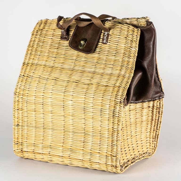 Bolsos de fibras naturales con cuero y cuerina - imagen 2