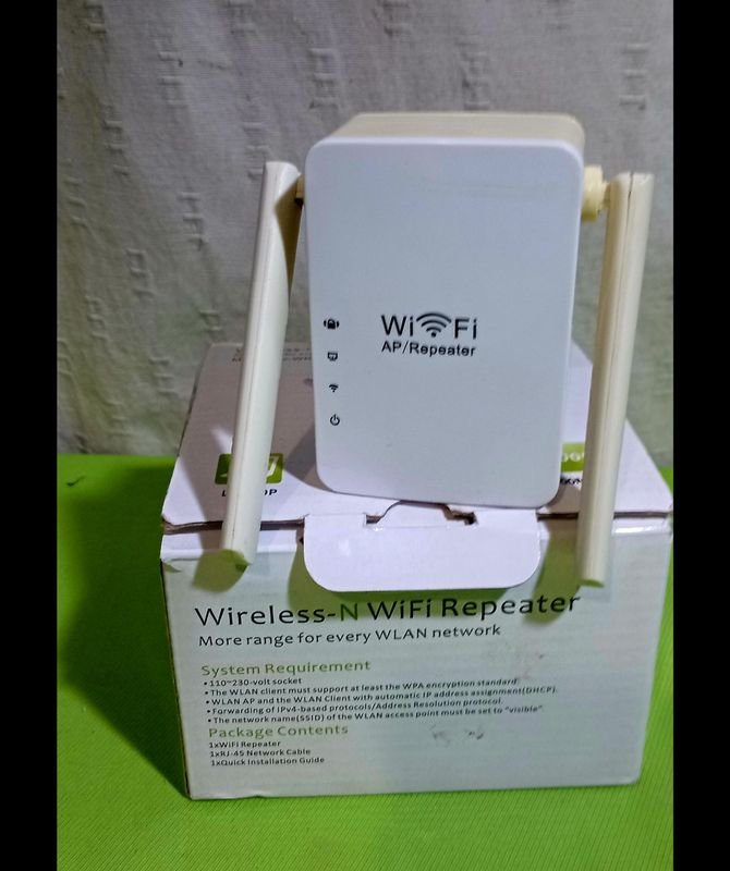 Repetidor WiFi Wireless-N, Extensor de Señal