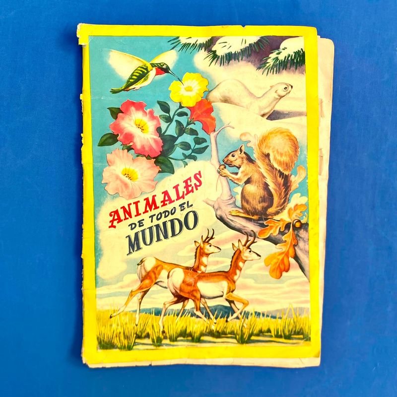 Álbum de Figuritas "Animales de Todo el Mundo" - Colección Fher