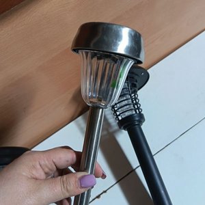Lote de 3 Faroles Solares para Jardín - imagen 4