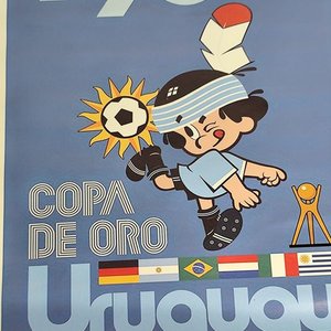 Reimpresión Lienzo "Copa de Oro Uruguay 1980" - imagen 3