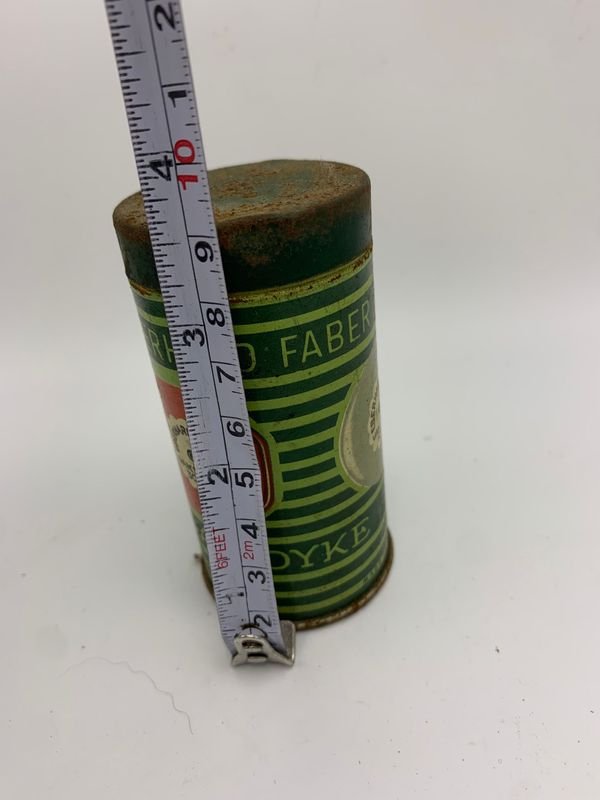Antigua lata de pintura Faber, más de 50 años - imagen 3