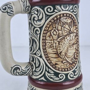 Jarra de Cerveza "At Point... English Setter" Ceramarte 1978 - imagen 4