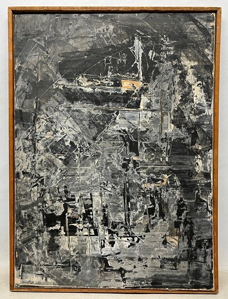 Lote siguiente: Darnet "Abstracto" Oleo sobre tela, 69 x 50 cm. - Pintura de arte