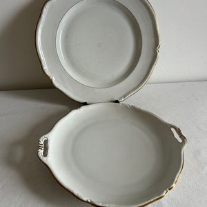 Dos Fuentes Grandes de Porcelana Alemana Bavaria Hutschenreuther - imagen 2