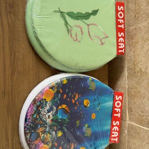 Lote siguiente: Tapa de Inodoro Acolchada con Diseño de Flores y Peces