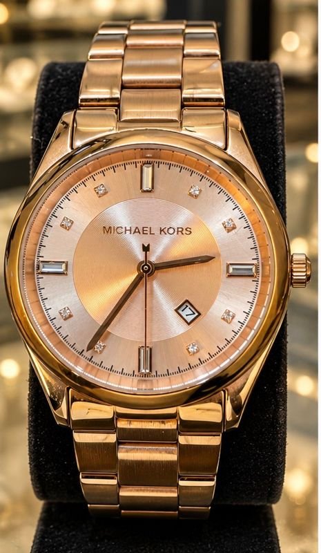 Reloj Michael Kors MK6336 Oro Rosa Champagne Cristal - imagen 1