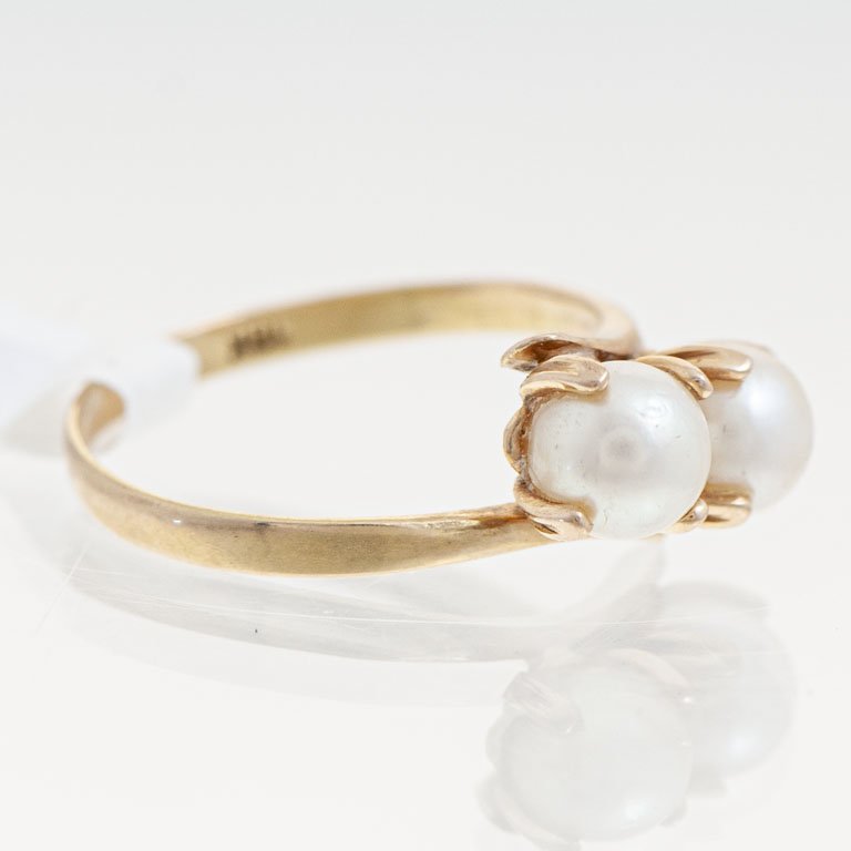 Anillo de Oro con Perlas - imagen 2