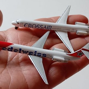 Lote de 2 Aviones a Escala 1/500: Edelweiss y Crossair (Herpa) - imagen 2