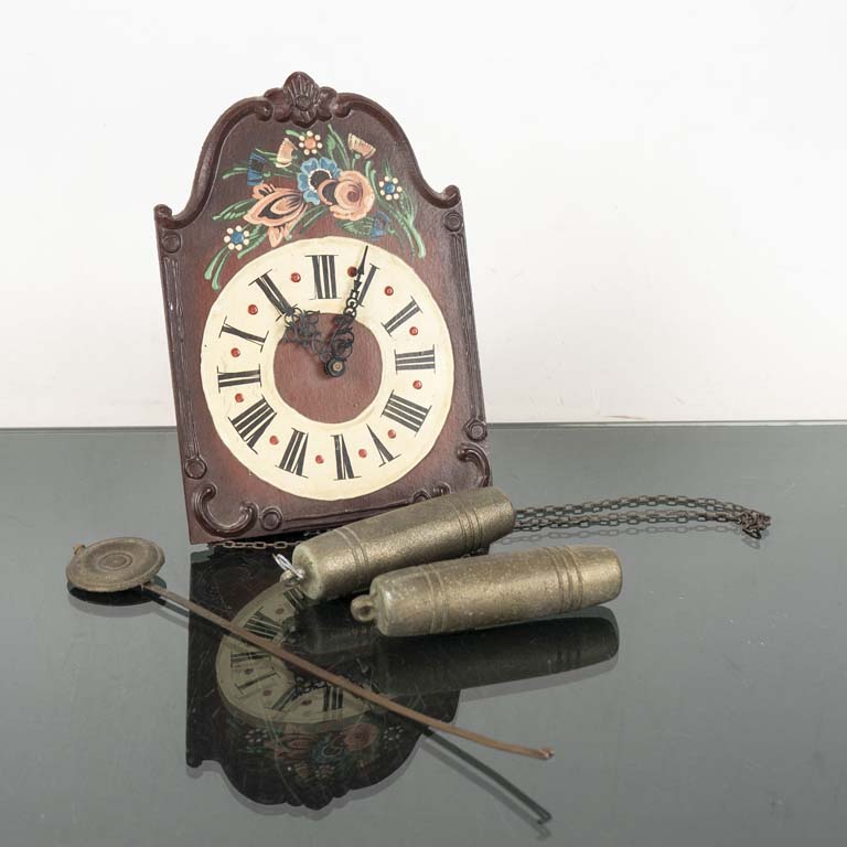 Lote anterior: Reloj de pared vintage con dos pesas y péndulo - Medidas: 20x10x29cm