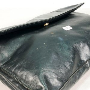 Portafolio Negro Tipo Cartera Simil Cuero - imagen 2