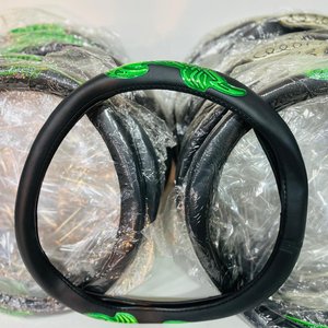 Lote de 20 Cubre Volantes Negros con Diseño Verde - imagen 3